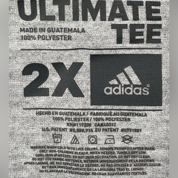 Adidas Climalite Gray UCLA Bruins Graphic Ultimate Tee - Picture 5 of 5